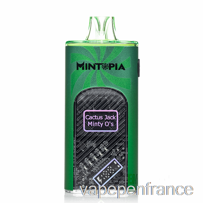 Stylo Vape Jetable Mintopia Turbo 9000 Cactus Jack Minty O's